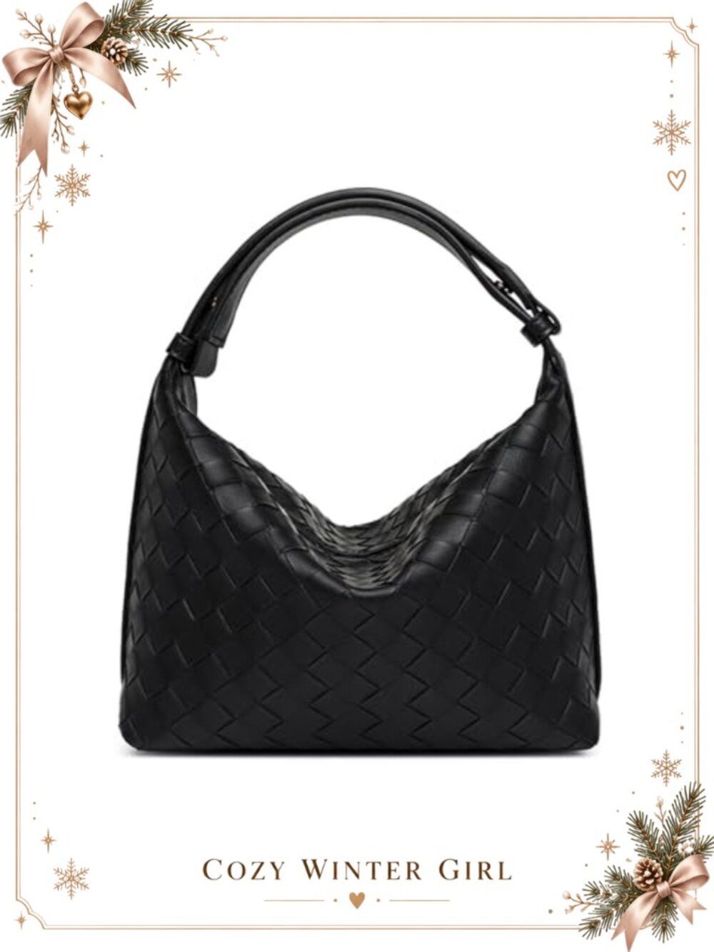 Vegan Leather Shoulder Bag Top Handle Handbag Spacious Interior